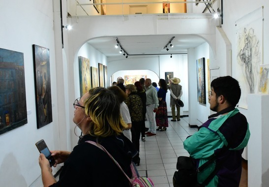 Emociona la expo de 39 grabados de Isidro Madrid en la sede del ISIC